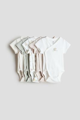 Elephant 5-pack Cotton Bodysuits for kids | H&M CA