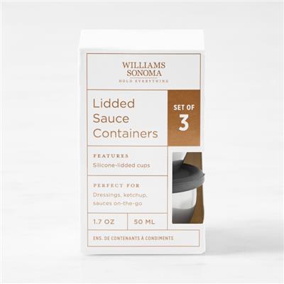 Hold Everything Condiment Containers, Set of 3 | Williams Sonoma