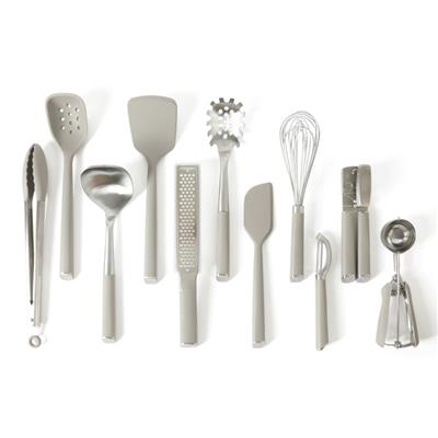 Calphalon Edge 11 Piece Stainless Steel Kitchen Tools and Gadgets Set- Taupe & Reviews | Wayfair