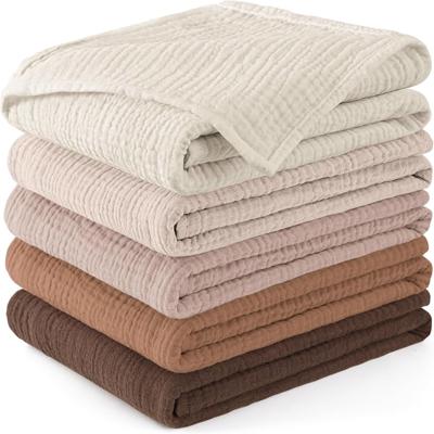 Susurration Muslin Cloths for Baby, 100% Cotton Baby Muslin Squares Cloths for Newborn Boy and Girl, Soft, Breathable and Extremely Absorbent Baby Mus