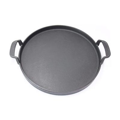 JFVKAF 1-Pack Cast Iron Griddle/Skillet with Handles for 22 1/2 in. Kettle Charcoal Grill Compatible with Gourmet BBQ System X0D2D614 - The Home Depot