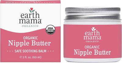 Earth Mama Organic Nipple Butter | Nipple Cream Safe for Breastfeeding | Postpartum Essentials for Nursing |