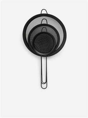 Jet Home Black Mesh Sieve Set | Bash