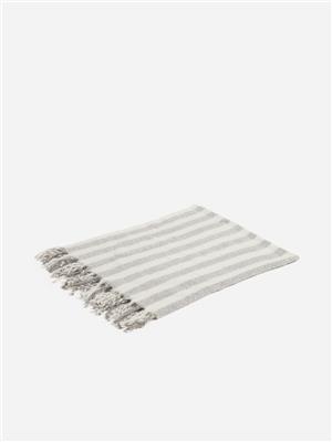 Jet Home Grey Wool Blend Blanket 140x180cm | Bash