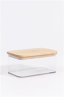 Storage Jar With Bamboo Lid, 250 Ml