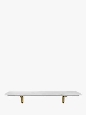 Swoon Jackman Marble Wall Shelf, White