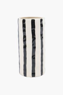 Stripe Cylinder Vase, 25cm