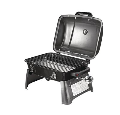 MASTER Chef Portable Tabletop Single-Burner Propane Gas BBQ Grill with Folding Legs