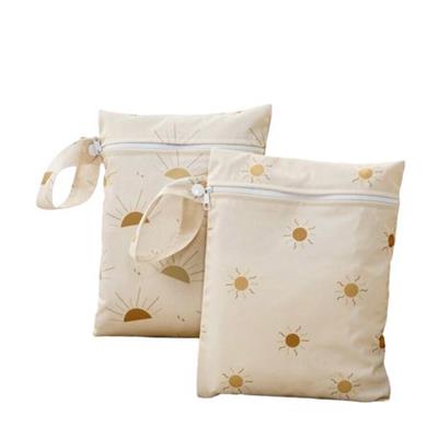 Baby Wet Bag For Outfit and diaper Organisation 2 Pack
