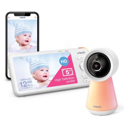 VTech RM5756HD Smart Wi-Fi Video Baby Monitor with 5 Inch Screen | Smyths Toys UK
