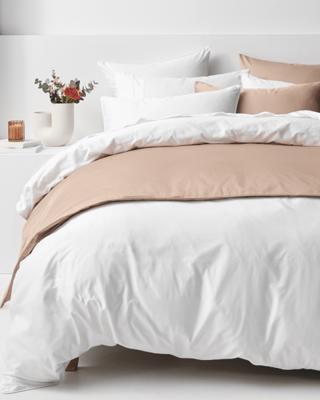 Luxury Egyptian Cotton Quilt Cover Set - White | Target Australia