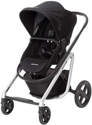 Maxi-Cosi Lila Single-to-Double Stroller - Frequency Black