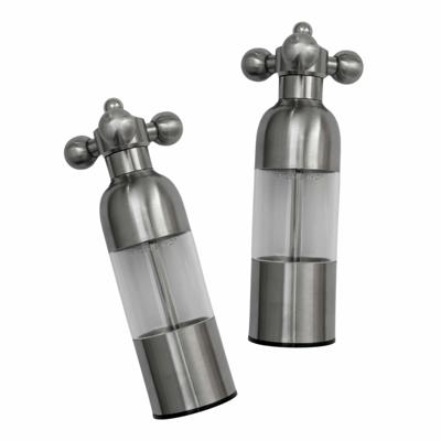 Axia Salt And Pepper Mill Set, Steel from Vargen & Thor | RoyalDesign