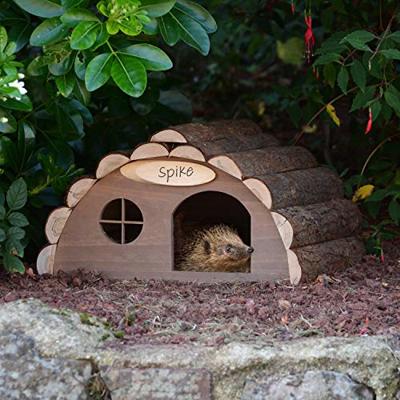 CKB LTD Wooden Hedgehog or Guinea Pig House Outdoor Shelter Outside Habitat House - Hotel Can Also Be Used For Hibernation Home For Garden Shelter 33.