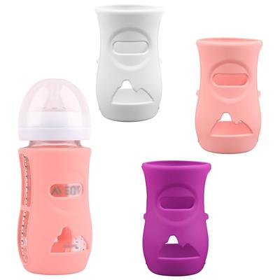Amazon.com : 3 Pack Silicone Sleeves for Avent Natural Glass Baby Bottles, Anti Breakage Baby Bottle Holder, Compatible Philips Avent Glass Natural Ba