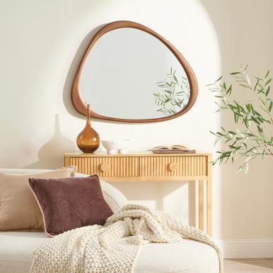Pebble Dark Brown Mirror - Pillow Talk