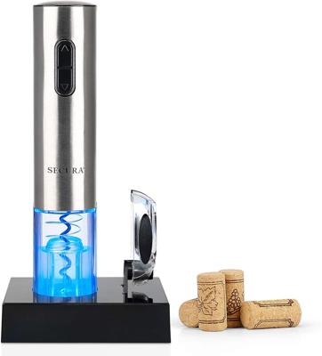 Amazon.com: Secura Electric Wine Opener, Automatic Electric Wine Bottle Corkscrew Opener with Foil Cutter, Rechargeable (Stainless Steel): Home & Kitc