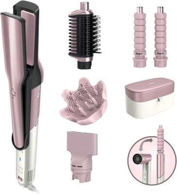 Shark Glam Ceramic Air Styling And Drying System Soft Pink HD6054SPKANZ