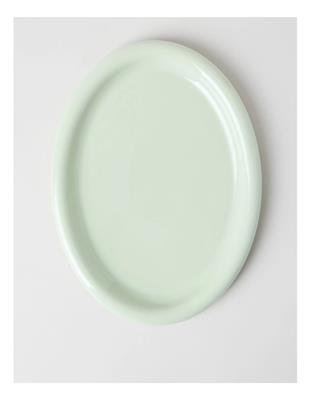 Vue Bubble Oval Platter in Mint Green | MYER