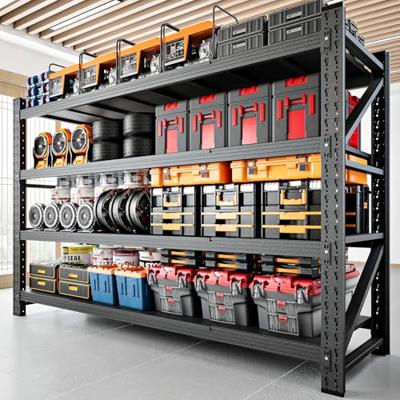 RAVIGIN 5000LBS Storage Shelves,71 W Garage Shelving Heavy Duty Metal Adjustable Garage Shelves, Shelving Units Industrial Shelving for Warehouse,71