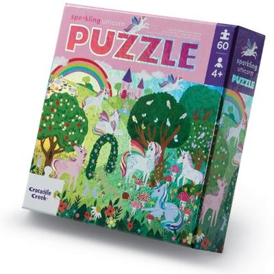 Sparkling Unicorn Jigsaw Puzzle for Kids | Crocodile Creek