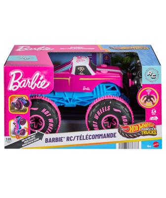Hot Wheels Monster Trucks 1:24 Scale Barbie Remote Control Toy Vehicle | Target Australia