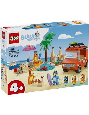 Lego Lego Bluey Blueys Beach & Family Car Trip 11202 | David Jones