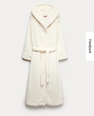 Fleece Hooded Dressing Gown | CHARCOAL | Dressing Gowns | M&S AU