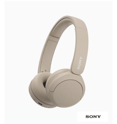Sony WH-CH520 Wireless On-Ear Headphones - Beige