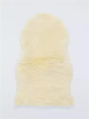 John Lewis New Zealand Single Sheepskin Rug, Ivory