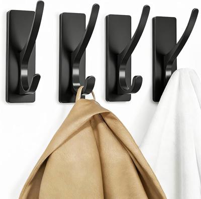 Amazon.com: pickpiff White Self Adhesive Coat Hooks for Hanging: 13LB Extra Strong Stainless Wall Hook for Towel, Utensil, Backpack, Hat, Sturdy Metal