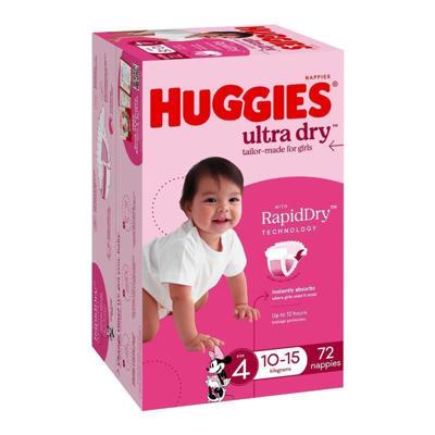 Huggies Nappies Girl Size 4