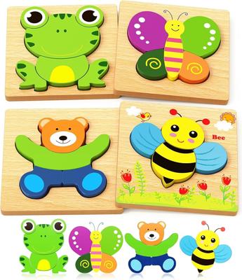 Amazon.com: Bekayshad Wooden Puzzles Toddler Toys Gifts for 1 2 3 Year Old Boys Girls, Animal Jigsaw Puzzles Montessori Toys, Learning Educational Chr