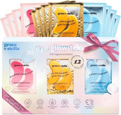 Amazon.com: grace & stella Award Winning Under Eye Mask - Birthday Gifts for Women - Gel Eye Patches for Dark Circles, Puffy Eyes, Undereye Bags - Mot