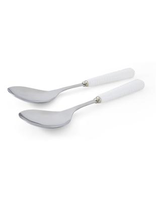 Sophie Conran Salad Server Spoons 25cm Stainless Steel S/2 | David Jones