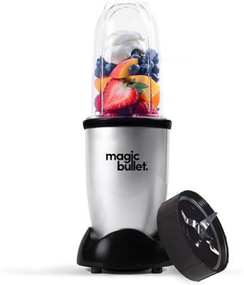 nutribullet magic bullet Starter Kit - All-in-one Food Processor & Blender - 10,000 RPM Speed - 4 Piece Kit with High Torque Power Base, Tall Cup & Fl
