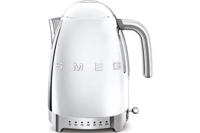 Silver Smeg KLF04 50s Retro Kettle with Temperature Selector 1.7 Litre | Debenhams