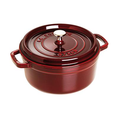 Staub Round Cocotte / Grenadine | Borough Kitchen