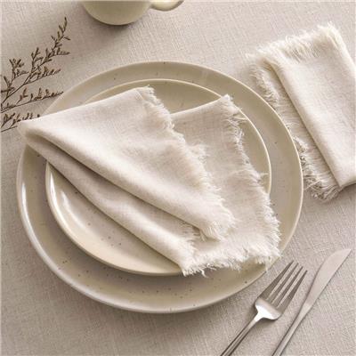 Linen Blend Set of 4 Napkins - Sand – DUSK