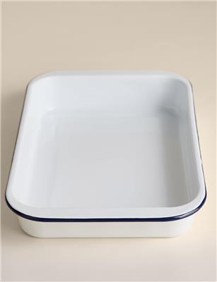 Enamel 41cm Roaster | M&S | M&S