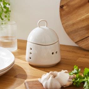 Amalfi Garlic Pot | Dunelm