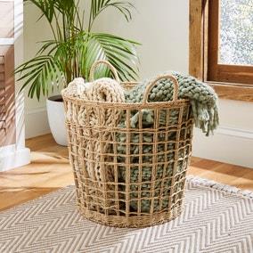Paper Rope Fisherman Basket | Dunelm