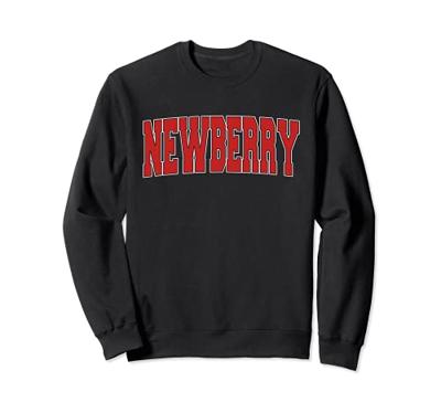 NEWBERRY SC SOUTH CAROLINA Varsity Style USA Vintage Sports Sweatshirt