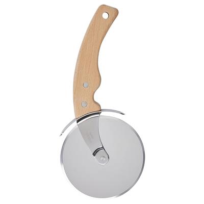 HAVSTULPAN pizza cutter, stainless steel/beech, 22 cm (8 ¾) - IKEA CA
