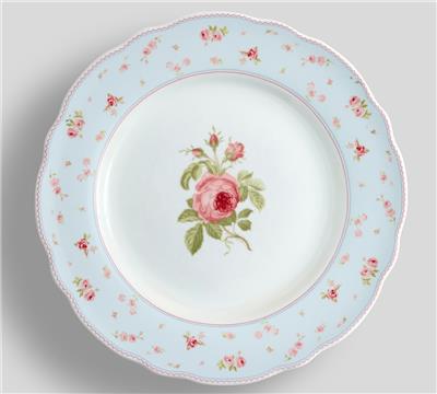 LoveShackFancy Garden Floral Porcelain Dinner Plates - Set of 4 | Pottery Barn