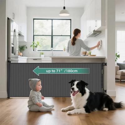 Retractable Safety Gate for Kids & Pets - stusgo Extra Wide and Tall Child Gate for Indoor and Outdoor - Walmart.com