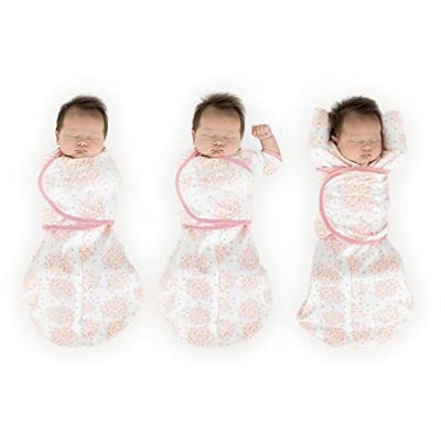SwaddleDesigns 6-Way Omni Swaddle Sack, Arms Up Swaddle for Newborn, More Options to Calm Startle Reflex, Improves Sleep, 12-18 lbs,