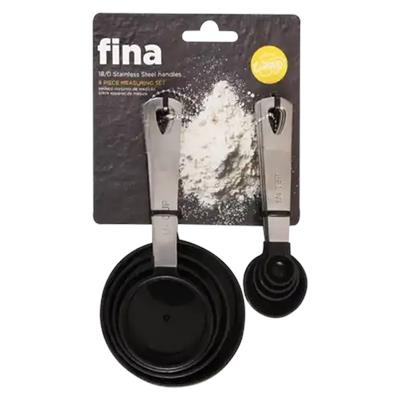 Checkers Sixty60 | Fina Plastic Measuring Set with Stainless Steel Handles 8-Piece