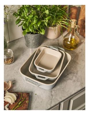 Staub Ceramic Oven Dish Set of 3 in Blue | MYER