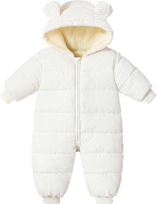 HengBo LED Baby Boys Girls Snowsuit Winter Clothes Suit Newborn Thick Zipper Fleece Hooded Jumpsuit Romper Bear Outfit Infant Warm Coat Outwear : Amaz